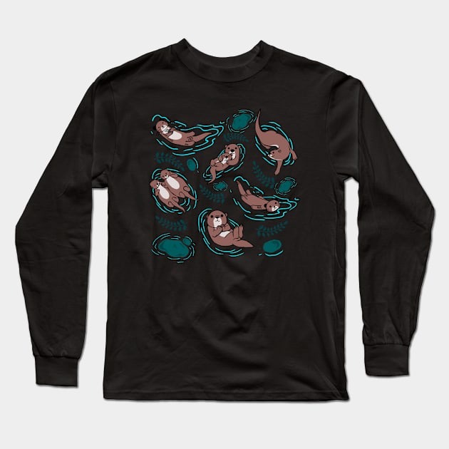 Significant Otter Love Long Sleeve T-Shirt by theglaze